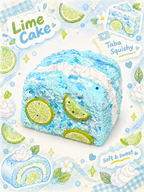 Starry Garden Sparkling Lime Fizz Cake Taba Squishy