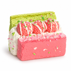 Starry Garden Strawberry Matcha Cream Cake Taba Squishy