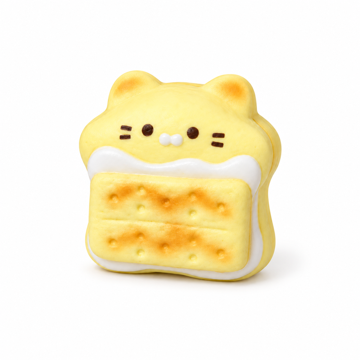 Kawaii Kitty Cream Cracker Slowrising Squishy Toy