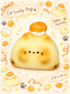 Kawaii Lucky Cat Bun Slowrising Squishy Toy