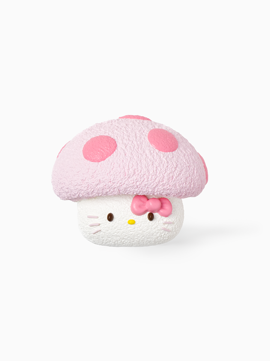 Hello Kitty Cute Pink Mushroom Taba Squishy Toy