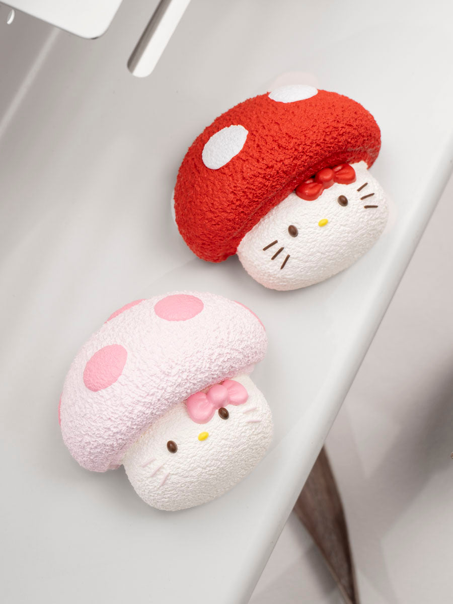 Hello Kitty Cute Pink Mushroom Taba Squishy Toy