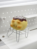 Kawaii Dango Cat Squishy with Chocolate Drizzle