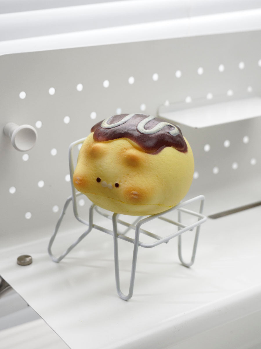 Kawaii Dango Cat Squishy with Chocolate Drizzle