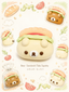 Adorable Hot Dog Bear Taba Squishy - Kawaii Stress Relief Fidget Toy